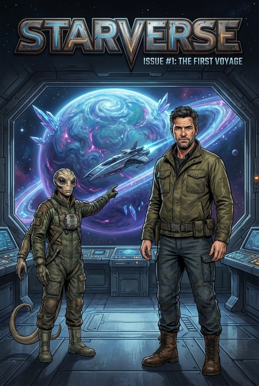 Cover of The First Voyage - Starverse